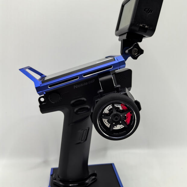 Flysky Noble protective frame can hang action cameras and is compatible with RC crawler racing records.