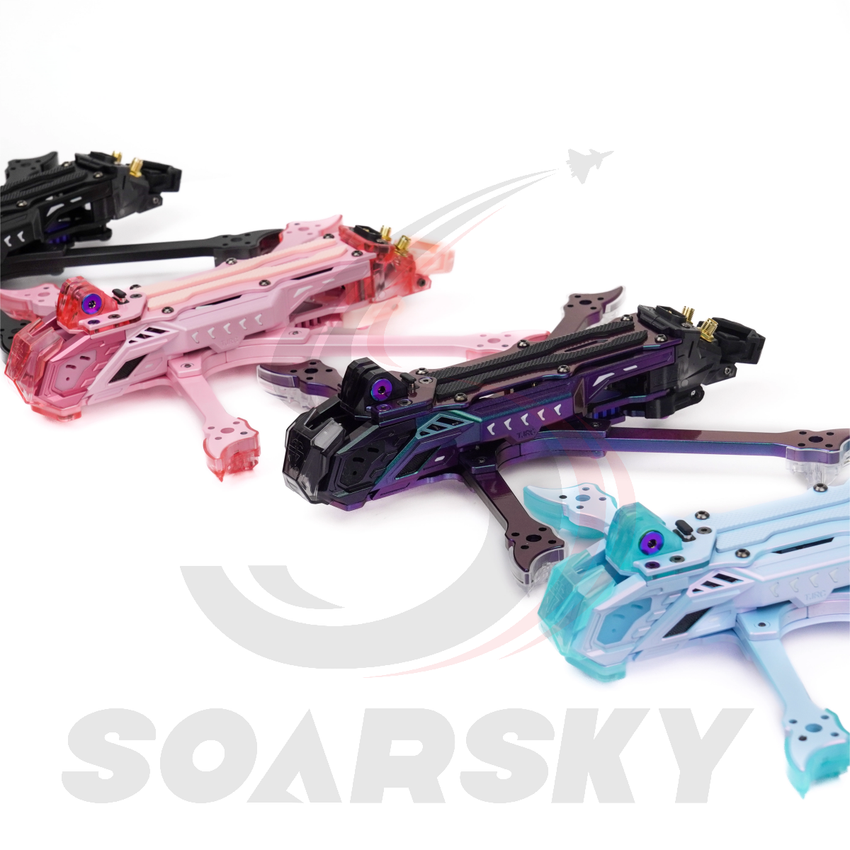 Soarsky J5v2 O4 HD 5-inch flower flying shooting cross-machine fantasy color frame