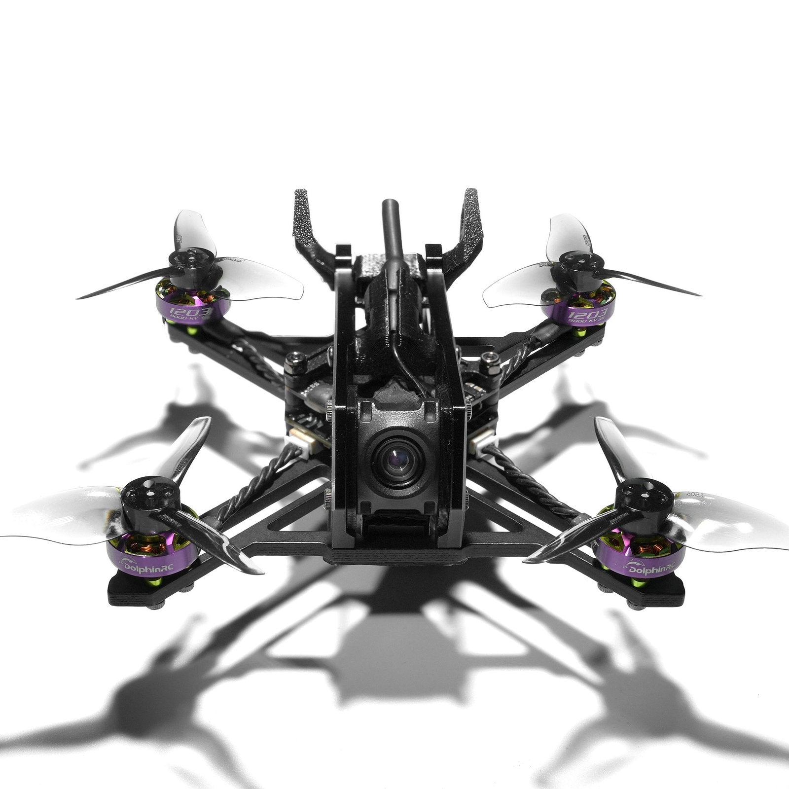 DolphinRC PRISMFLY X2 2Inch Frame Kit Combo w/ RCinpower GTS V3 1203 8000KV Motor (Purple-Green) & BETAFPV F405 AIO 20A Stack