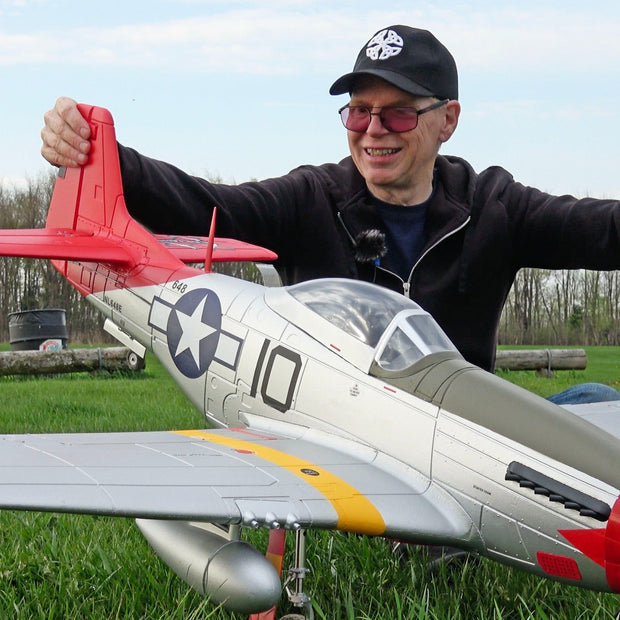 FMS 1450mm P-51D Red Tail V8 PNP