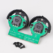 Dual Self Centering Back Wheel Knob Replacement for Flysky Paladin PL18 Ultra RC Transmitter Accessories