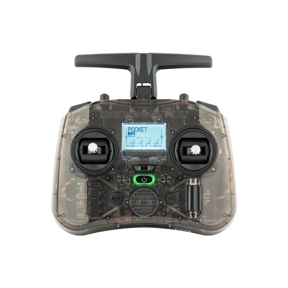 RadioMaster Pocket ELRS Radio Controller - EdgeTX FPV Transmitter 2.4GHz - Charcoal