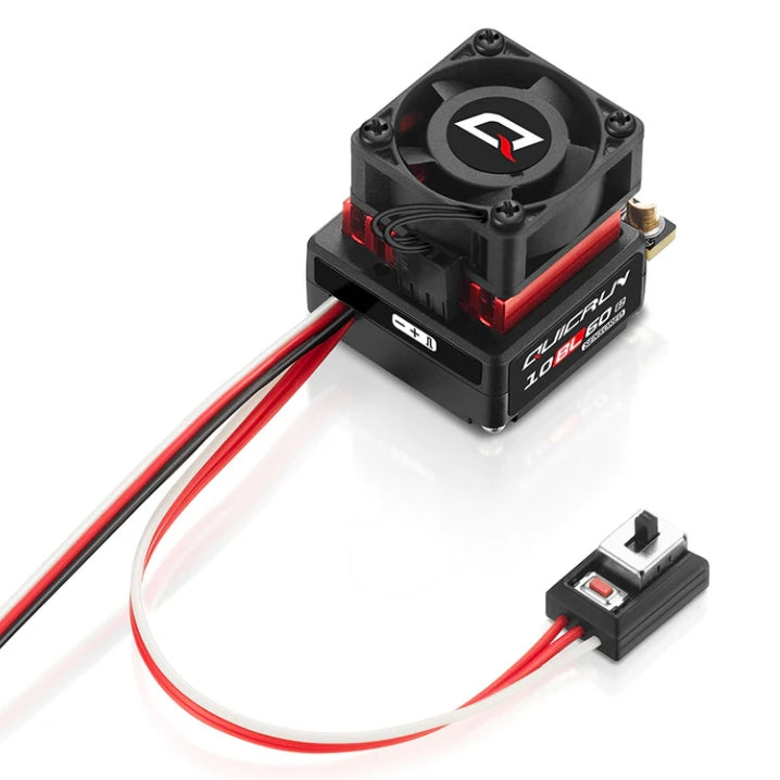 Hobbywing QUICRUN 10BL60 SENSORED G2 ESC&COMBO (2S) for 1/8 1/10 RC Car Truck