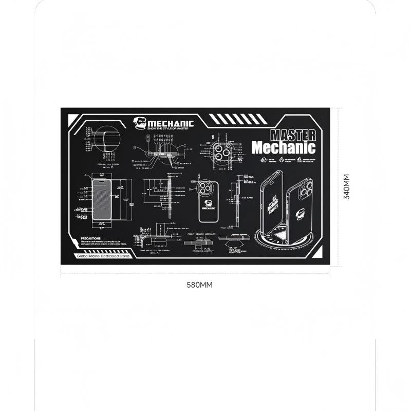 RC Work Replacement Mat Resistant 572°F Foldable Waterproof