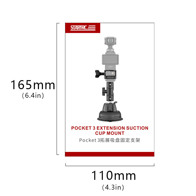 STARTRC Extension Suction Cup Mount for DJI OSMO Pocket 3