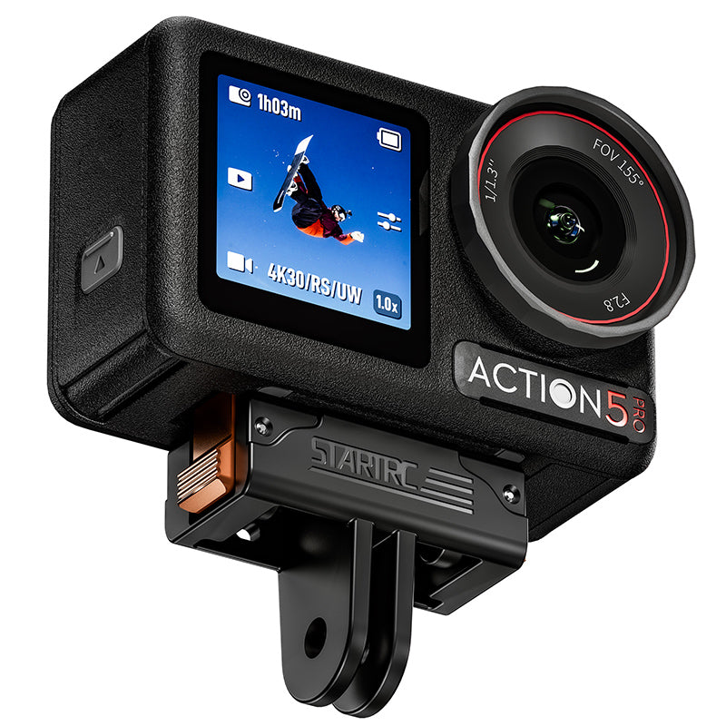 STARTRC Quick-Release Adapter Mount for DJI Action 5 Pro/Action 4/3