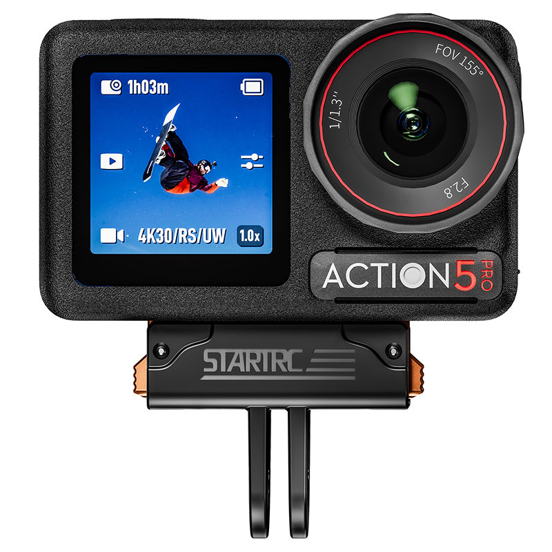 STARTRC Quick-Release Adapter Mount for DJI Action 5 Pro/Action 4/3