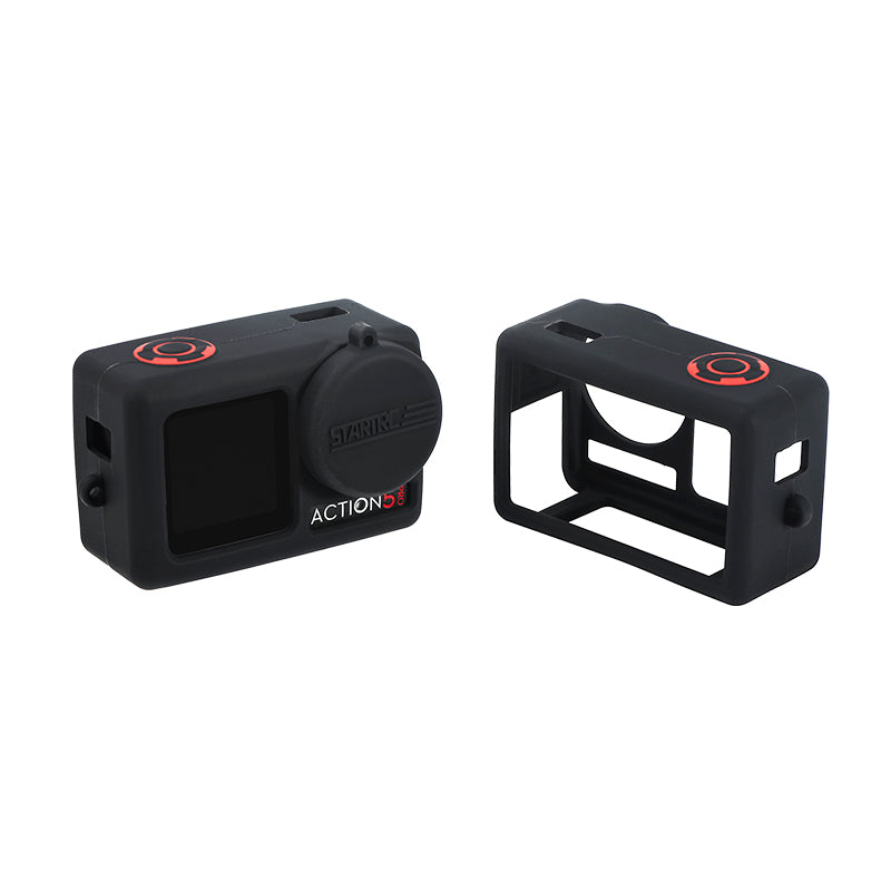 STARTRC Silicone Protective Case with Lens Cap Kit for DJI Action 5 Pro