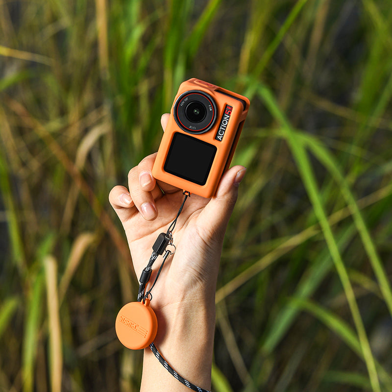 STARTRC Silicone Protective Case with Lens Cap Kit for DJI Action 5 Pro
