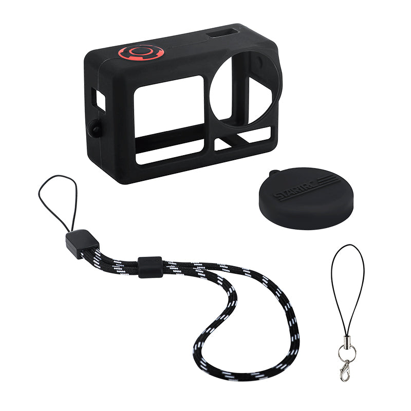 STARTRC Silicone Protective Case with Lens Cap Kit for DJI Action 5 Pro