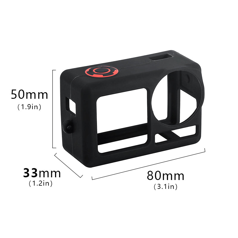 STARTRC Silicone Protective Case with Lens Cap Kit for DJI Action 5 Pro