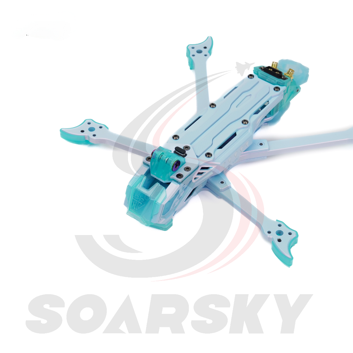 Soarsky J5v2 O4 HD 5-inch flower flying shooting cross-machine fantasy color frame