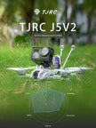 TJRC J5V2 Wide-X 5-Inch FPV Racing Drone | IP68 Waterproof DJI O4 / ELRS Black Package
