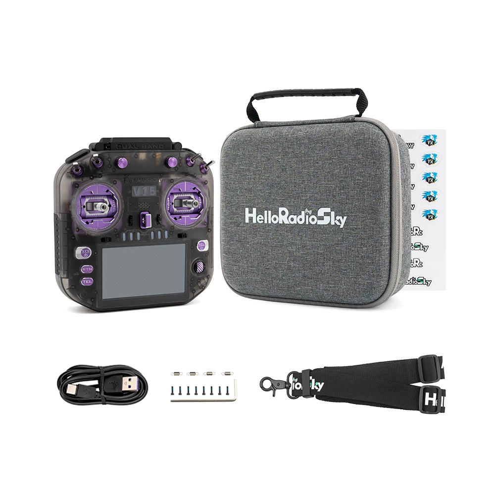 HelloRadioSky V15 Ultra EdgeTX Gemini 1W FPV Drone Transmitter