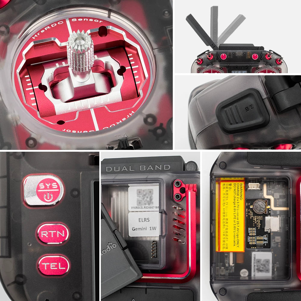 HelloRadioSky V15 Ultra EdgeTX Gemini 1W FPV Drone Transmitter