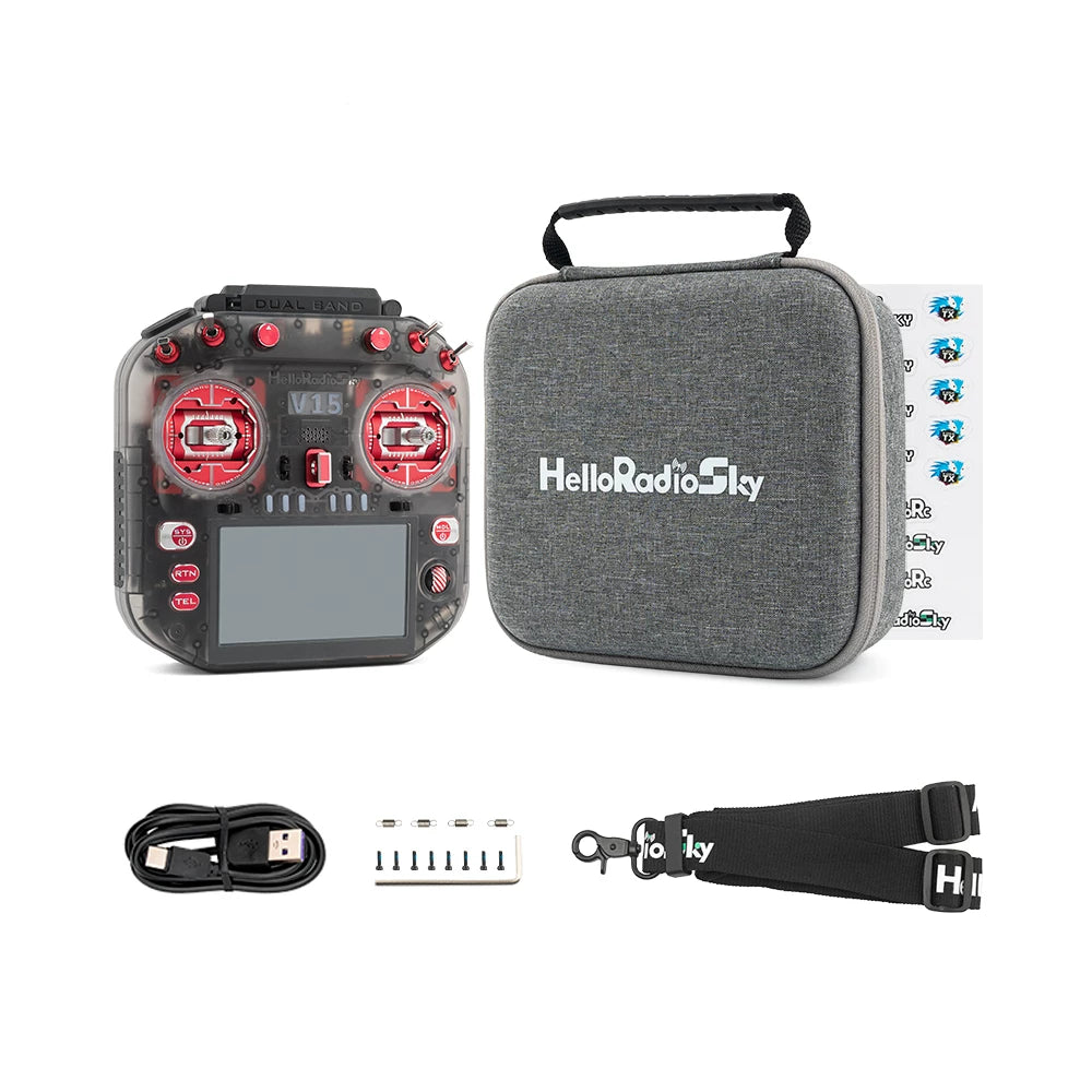 HelloRadioSky V15 Ultra EdgeTX Gemini 1W FPV Drone Transmitter