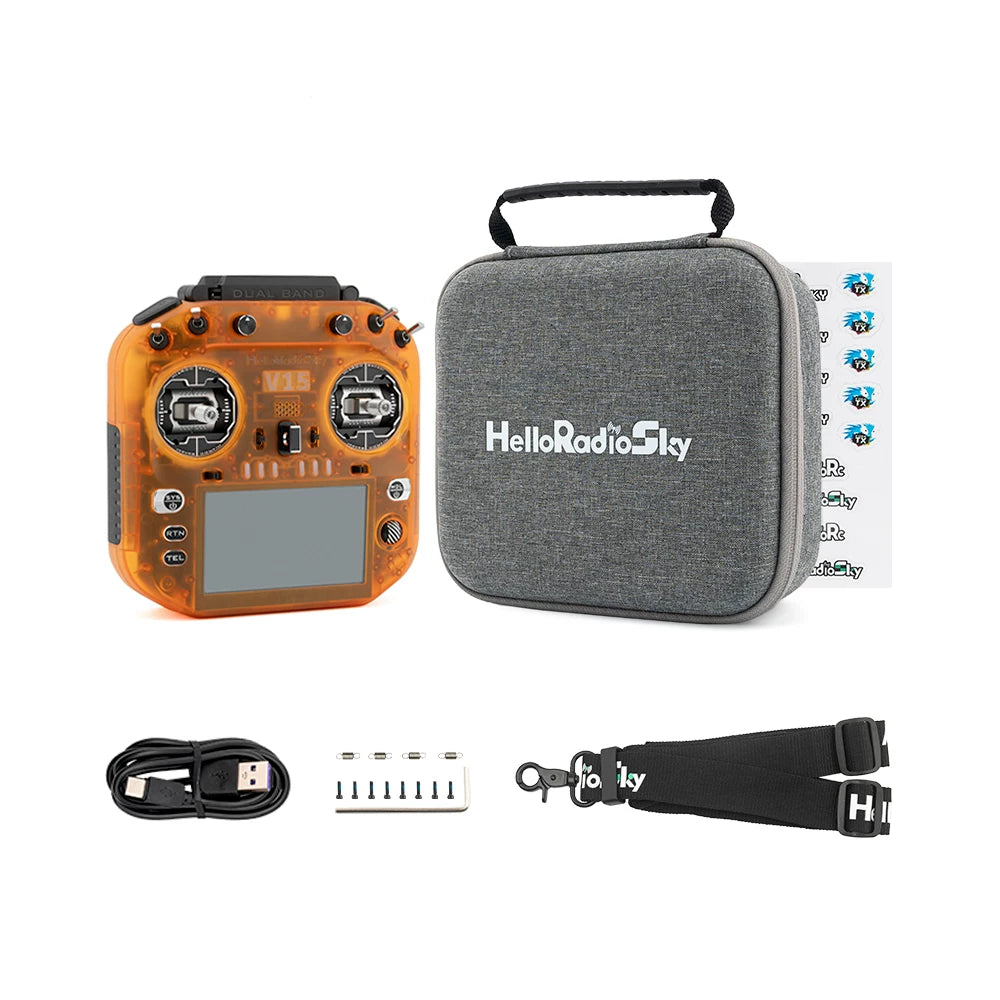 HelloRadioSky V15 Ultra EdgeTX Gemini 1W FPV Drone Transmitter