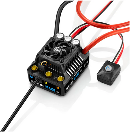 Hobbywing  Ezrun MAX8 G2 ESC series G2 & G2S compatible with 1/8 cars