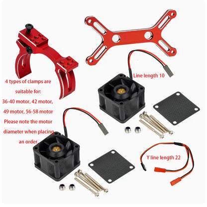 Soarsky Efficient cooling 40 42 49 56 motor universal arrma Mojave cooling set 4028 super wind