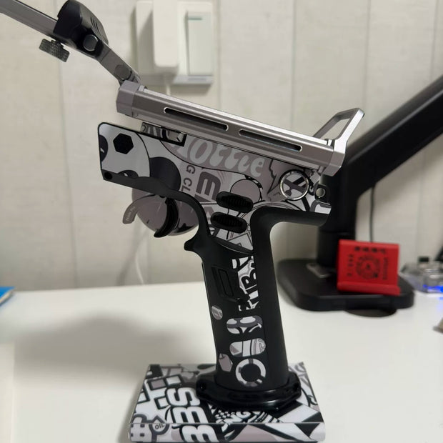 Soarsky Flysky NB4 Pro black and white graffiti skin radio stiker