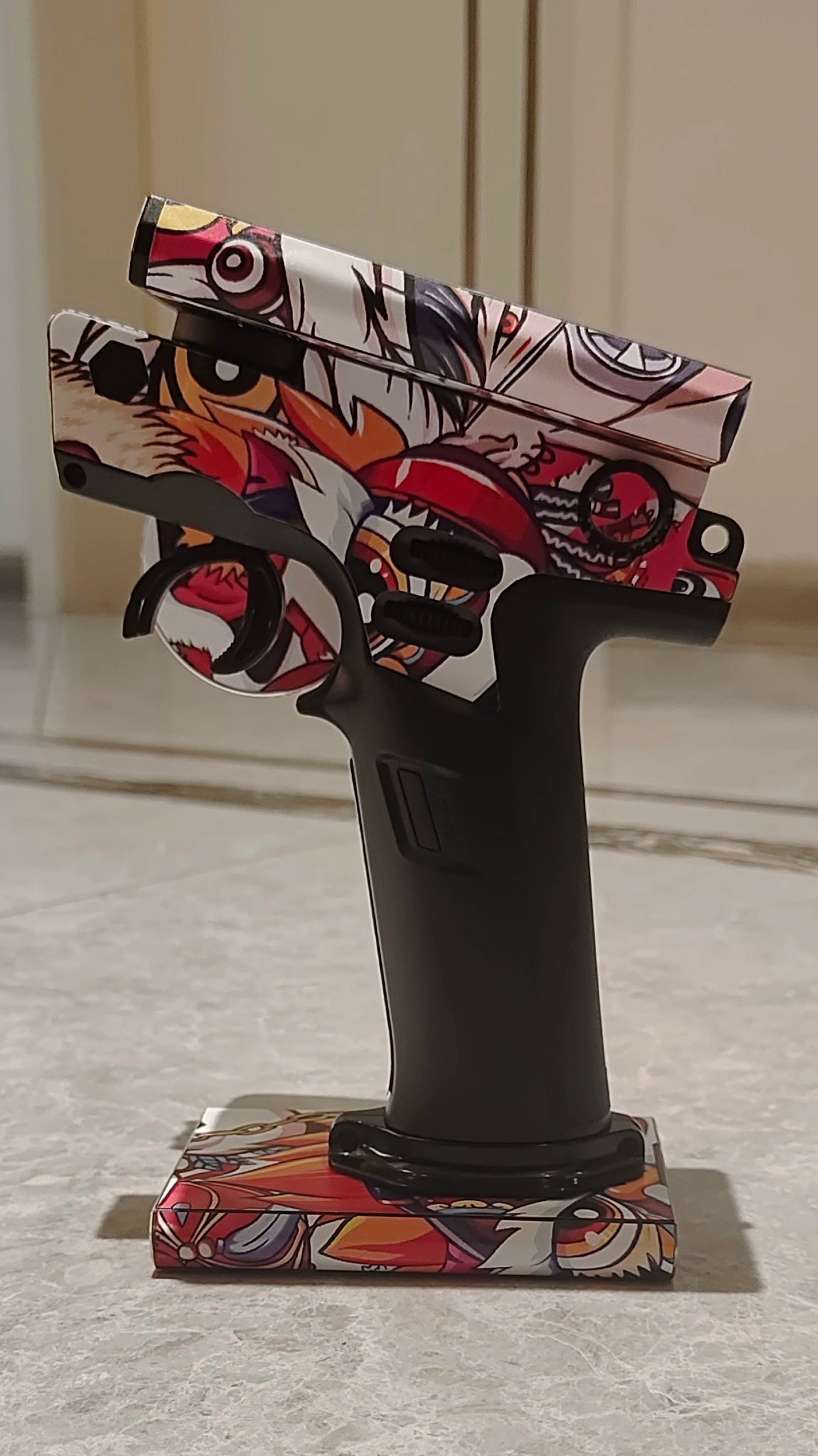 Soarsky Flysky NB4/NB4+ Radioaufkleber mit tanzendem Löwenfell