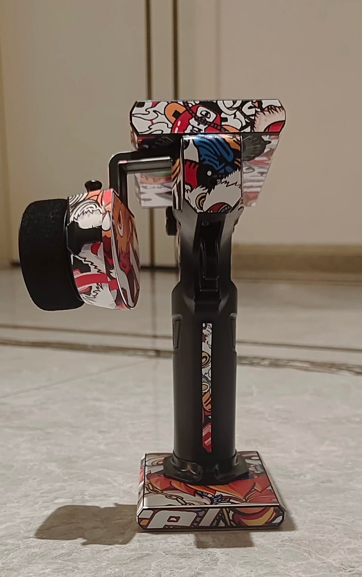 Soarsky Flysky NB4/NB4+ Radioaufkleber mit tanzendem Löwenfell