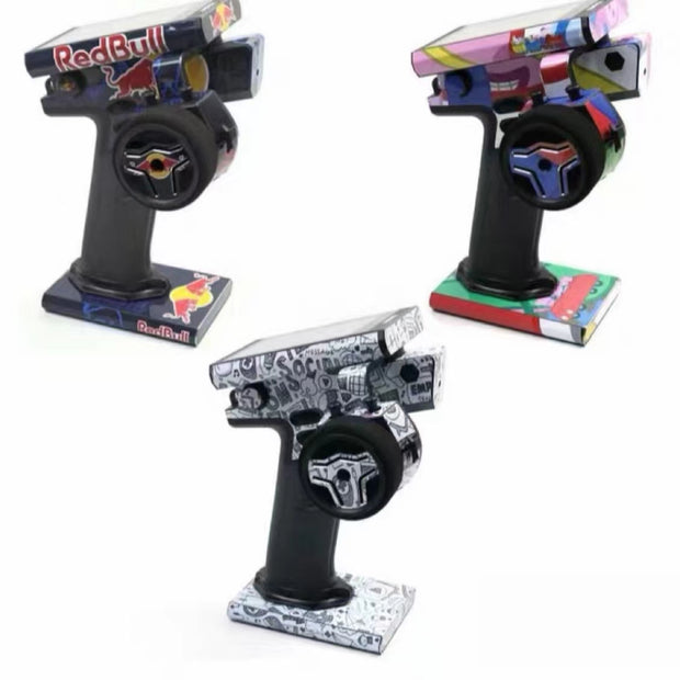 Autocollant radio design graffiti tricolore Soarsky Flysky NB4/NB4+