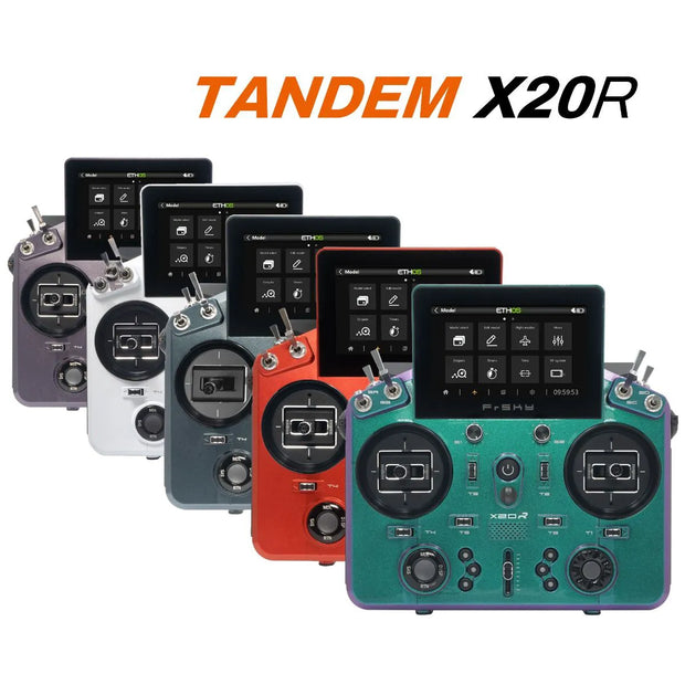 FrSky TANDEM X20R Dual-Band Radio with TD-ISRM RS RF Module for Fixed-Wing and Turbine Jet Aircraft