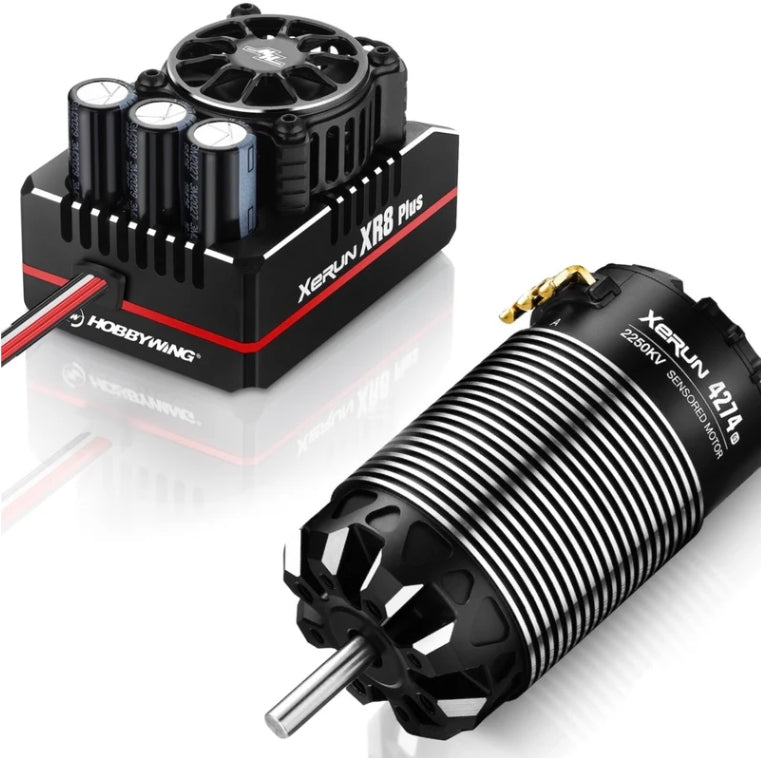 Hobbywing XR8 Plus G2S Combo (2-6s) for 1/8th scale vehicle