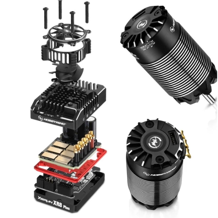 Hobbywing XR8 Plus G2S Combo (2-6s) for 1/8th scale vehicle