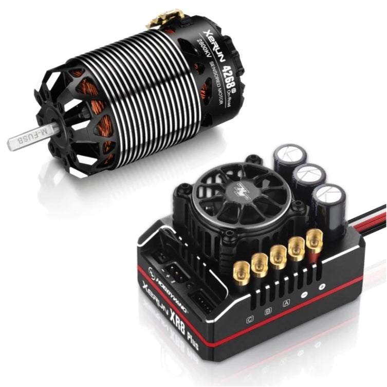 Hobbywing XR8 Plus G2S Combo (2-6s) for 1/8th scale vehicle