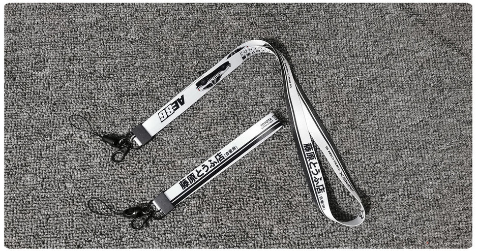 Anime-Styled Gundam RC Remote Controller Lanyard - Multi-Functional Neck/Wrist Strap & Keychain for RC Enthusiasts