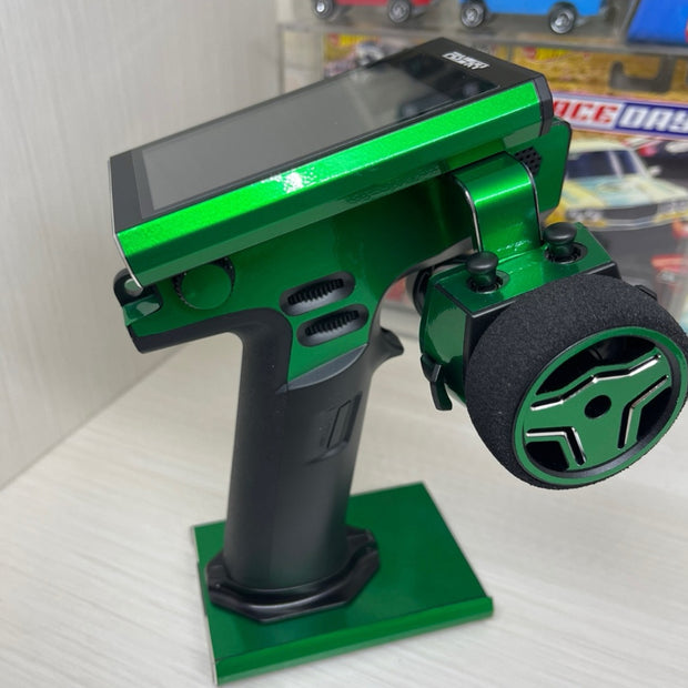 Autocollant radio Soarsky Flysky NB4/NB4+ en métal vert vif