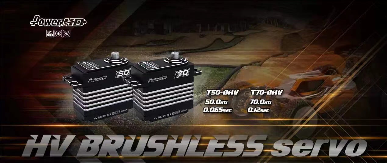 PowerHD T70BHV high-voltage brushless high torque servo 1/10 1/8 climbing car short truck large foot vehicle upgrade part