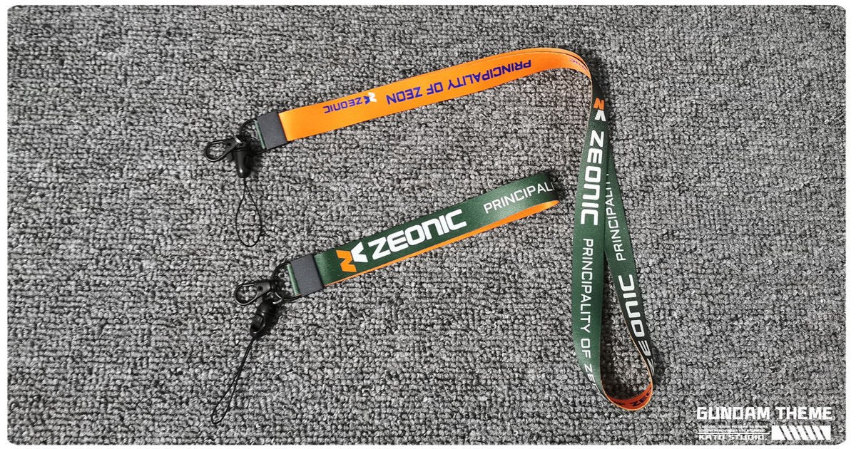 Anime-Styled Gundam RC Remote Controller Lanyard - Multi-Functional Neck/Wrist Strap & Keychain for RC Enthusiasts