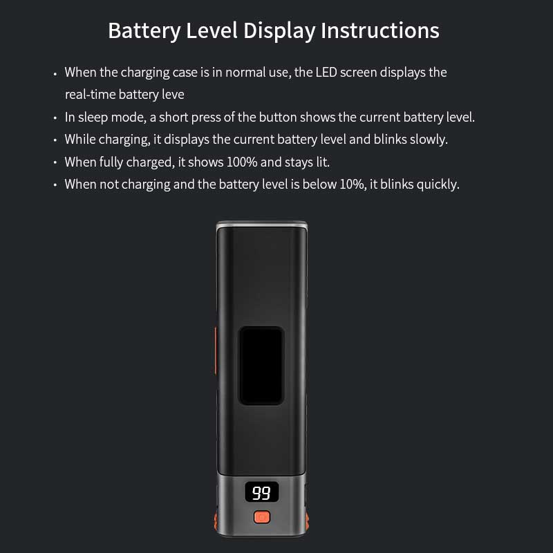 STARTRC 9000mAh LCD Fast Charging Case for DJI OSMO Pocket 3
