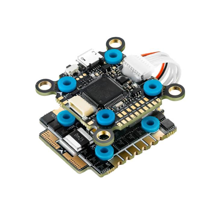 Hobbywing XRotor Stack - F7 FC + 45A 3-6S BLHeli_32 4-in-1 ESC - 20x20