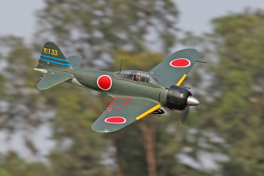 FMS 1400mm A6M3 Zero Green PNP