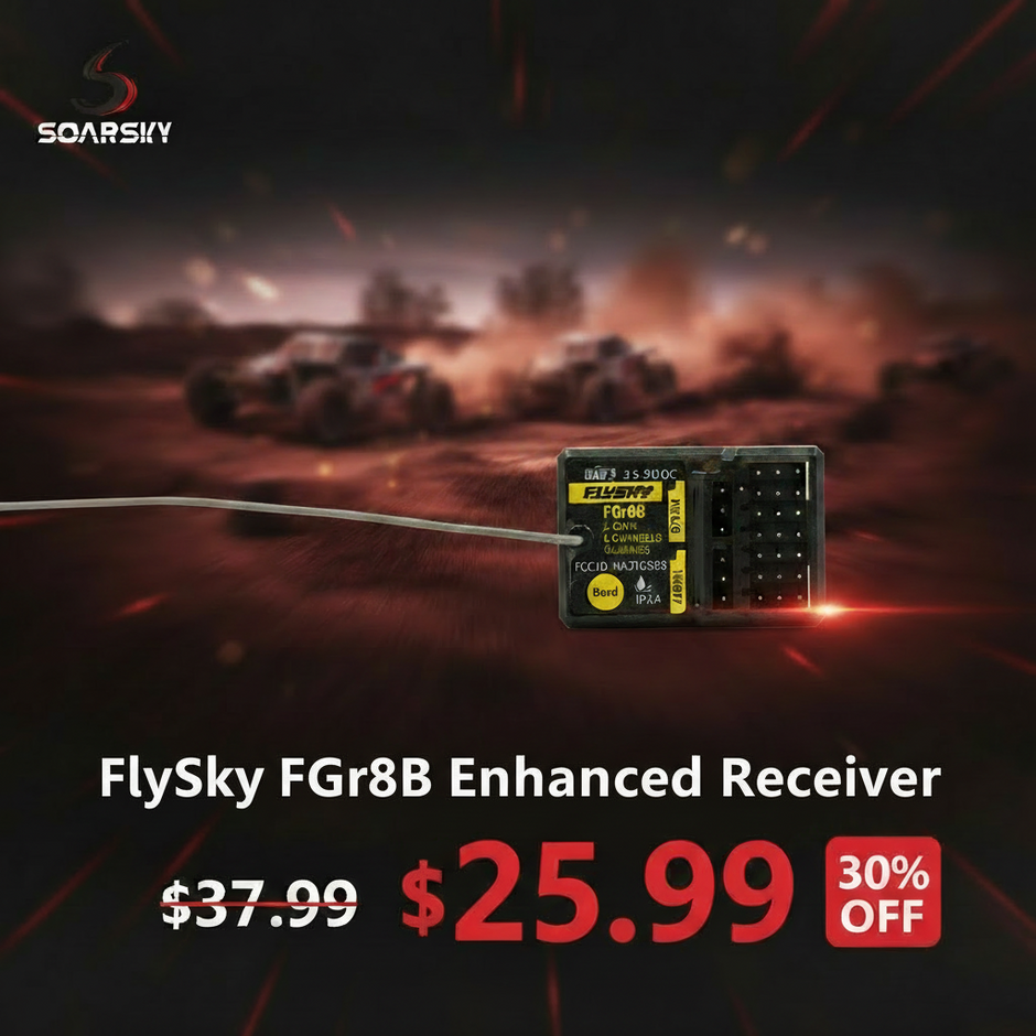 Récepteur Flysky FGR8B 2,4 GHz 8CH 