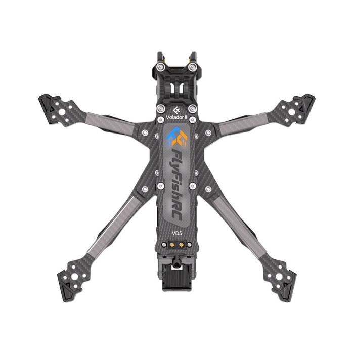 FlyFishRC Volador II VD5 O4 Pro Deadcat Frame Kit - Black